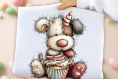 Watercolor Unicorn Dog Clipart Product Image 2