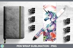 GorgeousWatercolor Pen Wrap design.