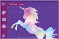 Watercolor Unicorn PNG - Unicorn bundle Product Image 4