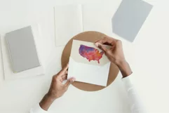 Watercolor United States map clipart incl. Hawaii and Alaska Product Image 6