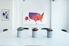 Watercolor United States map clipart incl. Hawaii and Alaska Product Image 7