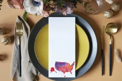 Watercolor United States map clipart incl. Hawaii and Alaska Product Image 13