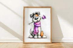 Watercolor Valentine Cat and Dog Product Image 3