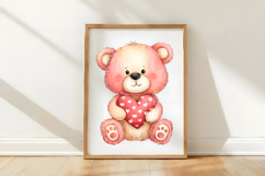 Watercolor Valentine Clipart Product Image 3