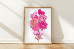 Watercolor Valentine Day Clipart Product Image 3