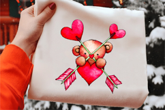 Watercolor Valentine Element Clipart Product Image 2