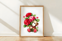 Watercolor Valentine Element Clipart Product Image 3