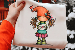 Watercolor Valentine Gnome Product Image 2