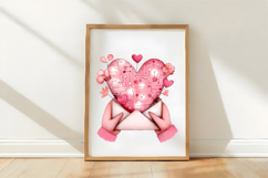 Watercolor Valentines Circuit Clipart Product Image 3