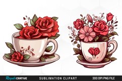 Valentine Clipart,Coffee Mug Clipart,Valentine Card Png,Valentines Day Png,Watercolor Clipart,Coffee Lover Clipart,Valentine Coffee Cup,R