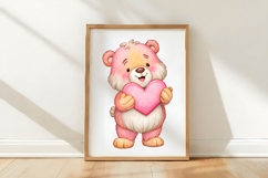 Watercolor Valentines Day Clipart Product Image 3