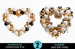 Valentines Day Heart Sublimation PNG Clipart Product Image 1
