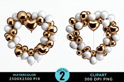 Valentines Day Heart Sublimation PNG Clipart Product Image 1