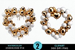Valentines Day Heart Sublimation PNG Clipart Product Image 1