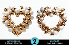 Valentines Day Heart Sublimation PNG Clipart Product Image 1