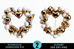 Valentines Day Heart Sublimation PNG Clipart Product Image 1