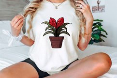 Watercolor Valentines Houseplants Clipart Bundle Product Image 3