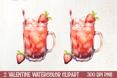 Valentine Day Coffee Clipart, Christmas Clipart Product Image 1