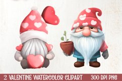 Cute Chibi Corgi Valentine Clipart, Valentines Clipart Product Image 1