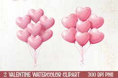 Valentines Day Clipart Love Ballon, Christmas Clipart Product Image 1