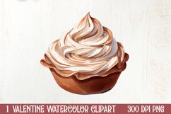 Watercolor Valentines Day Clipart, Christmas Clipart Product Image 1