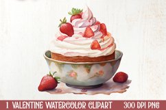 Watercolor Valentines Day Clipart, Christmas Clipart Product Image 1