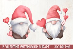 Cute Chibi Corgi Valentine Clipart, Valentines Clipart Product Image 1
