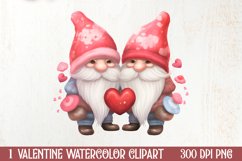 Cute Chibi Corgi Valentine Clipart, Valentines Clipart Product Image 1