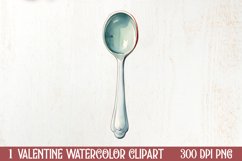 Watercolor Valentines Day Clipart, Christmas Clipart Product Image 1