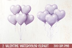 Valentines Day Clipart Love Ballon, Christmas Clipart Product Image 1