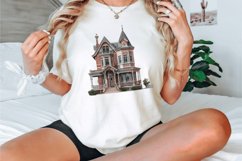 Watercolor Victorian House Clipart Bundle Product Image 2