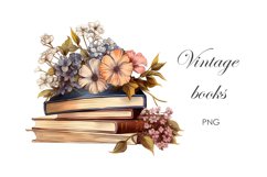 Watercolor Vintage book illustration