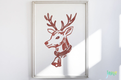 Watercolor Vintage Christmas Sublimation Product Image 2