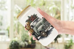 Watercolor Pickup Truck Glass Can Wraps Product Image 2
