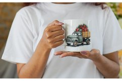 Watercolor Pickup Truck | Mug sublimation design Product Image 2