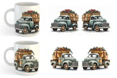Watercolor Pickup Truck | Mug sublimation design Product Image 3