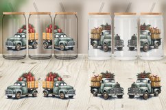 Watercolor Pickup Truck Glass Can Wraps Product Image 5