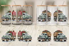 Watercolor Pickup Truck Glass Can Wraps Product Image 6