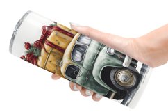 Watercolor Pickup Truck | Tumbler Sublimation Wrap Product Image 6