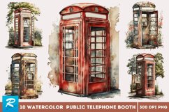 watercolor painting,sublimation png,sublimation wall art,room decor,printable wall decor,digital crafting,paper craft,instant download,clipart image,clipart pack,journaling clipart,illustration art,cute clipart,wall art,london clipart,london phone booth,s