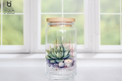 Watercolor Vintage Succulents Sublimation PNG Clipart Product Image 5