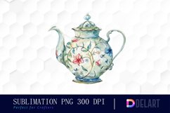 Vintage Teapot Graphics Clipart Product Image 1