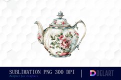 Vintage Teapot Graphics Clipart Product Image 1