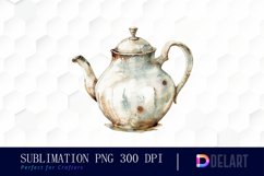 Vintage Teapot Graphics Clipart Product Image 1
