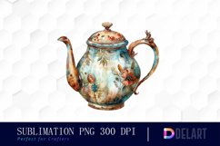 Vintage Teapot Graphics Clipart Product Image 1