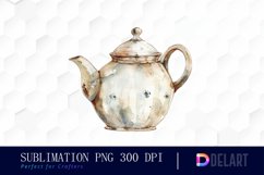 Vintage Teapot Graphics Clipart Product Image 1