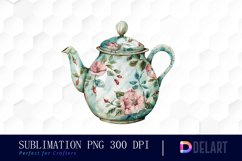 Vintage Teapot Graphics Clipart Product Image 1
