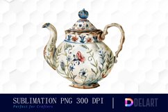 Vintage Teapot Graphics Clipart Product Image 1
