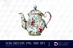 Vintage Teapot Graphics Clipart Product Image 1
