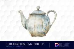 Vintage Teapot Graphics Clipart Product Image 1